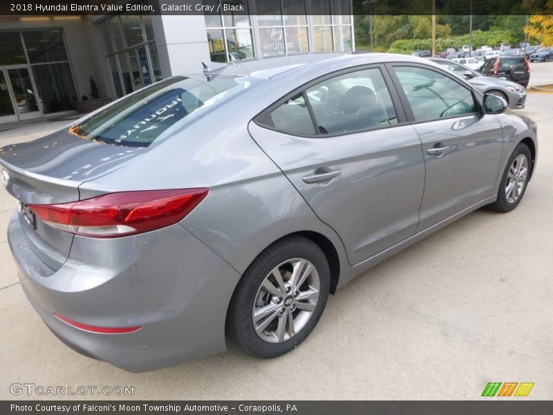 Galactic Gray / Black 2018 Hyundai Elantra Value Edition