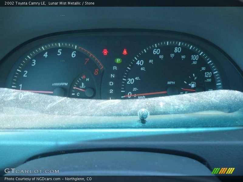 Lunar Mist Metallic / Stone 2002 Toyota Camry LE