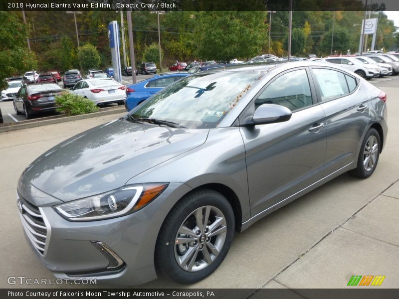 Galactic Gray / Black 2018 Hyundai Elantra Value Edition