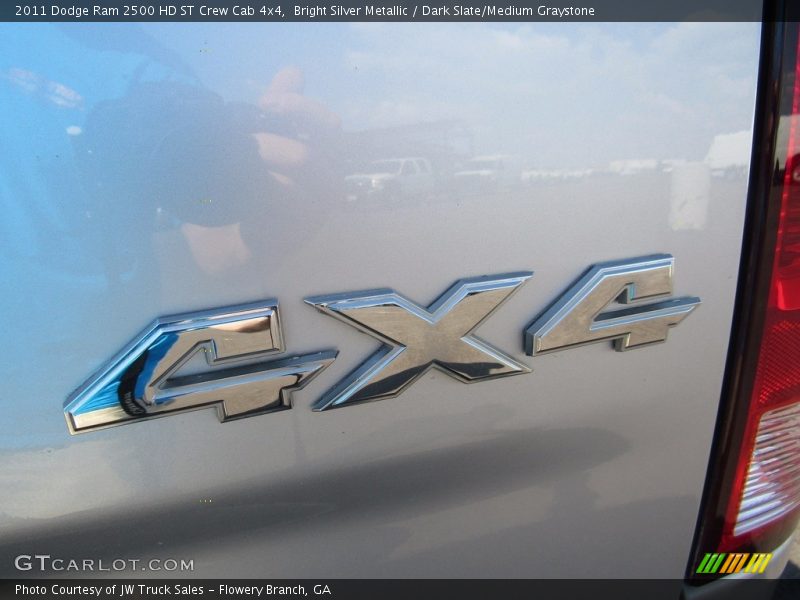 Bright Silver Metallic / Dark Slate/Medium Graystone 2011 Dodge Ram 2500 HD ST Crew Cab 4x4