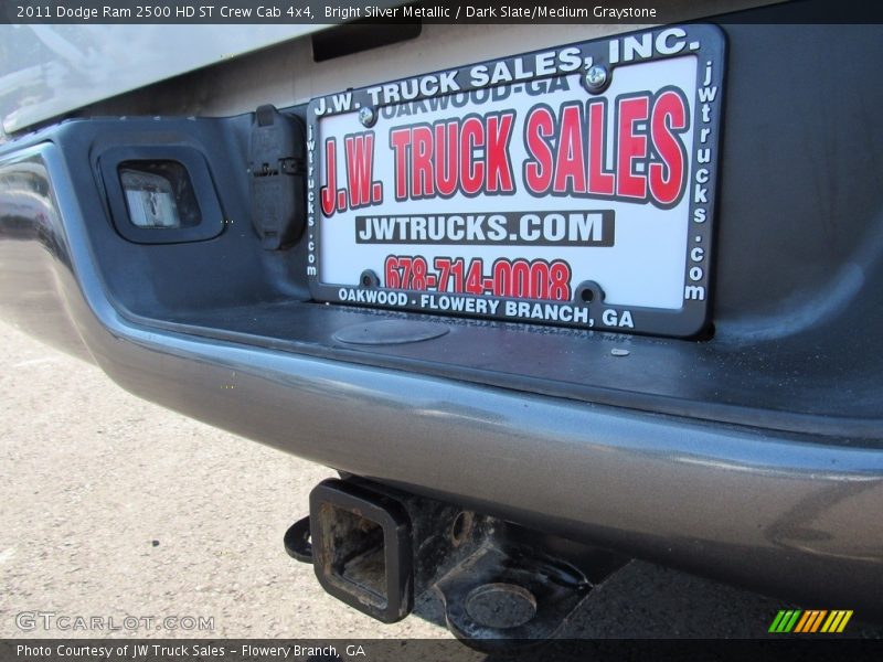 Bright Silver Metallic / Dark Slate/Medium Graystone 2011 Dodge Ram 2500 HD ST Crew Cab 4x4