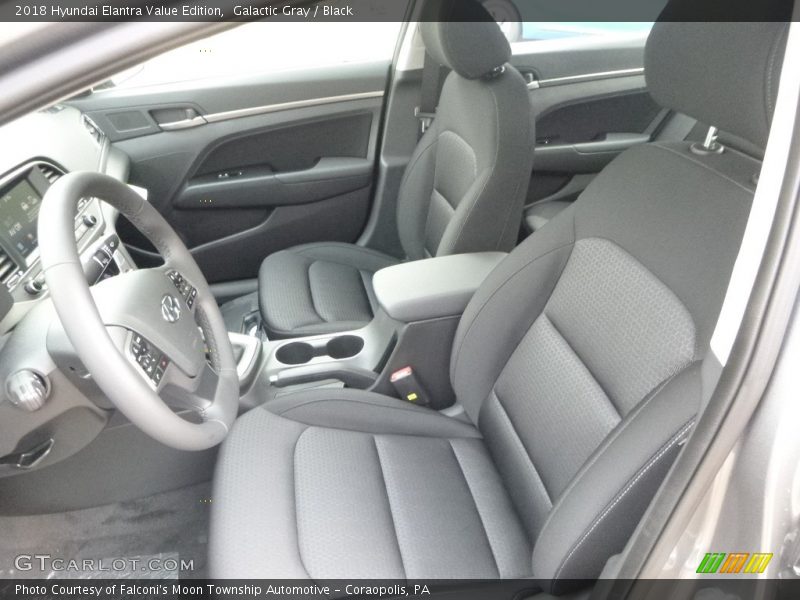Galactic Gray / Black 2018 Hyundai Elantra Value Edition