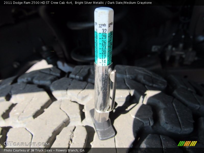 Bright Silver Metallic / Dark Slate/Medium Graystone 2011 Dodge Ram 2500 HD ST Crew Cab 4x4