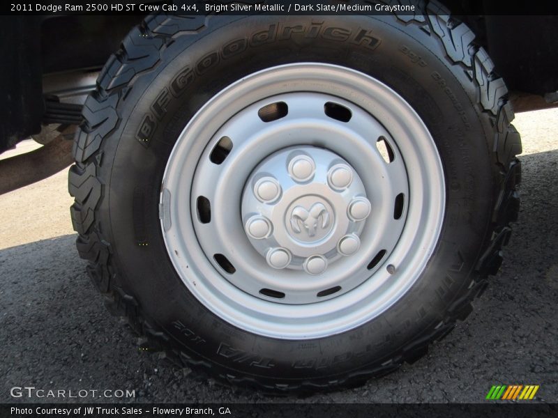 Bright Silver Metallic / Dark Slate/Medium Graystone 2011 Dodge Ram 2500 HD ST Crew Cab 4x4