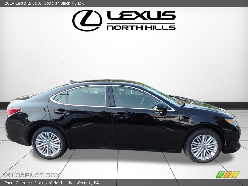 Obsidian Black / Black 2014 Lexus ES 350