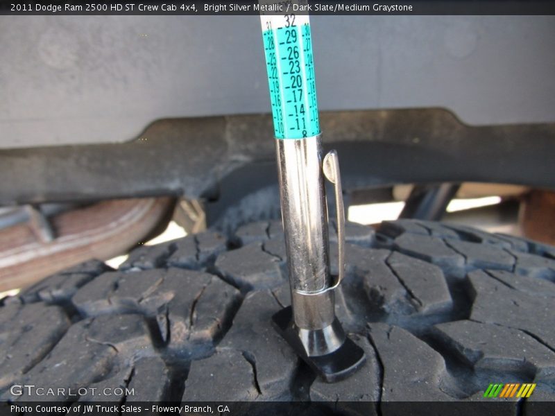 Bright Silver Metallic / Dark Slate/Medium Graystone 2011 Dodge Ram 2500 HD ST Crew Cab 4x4