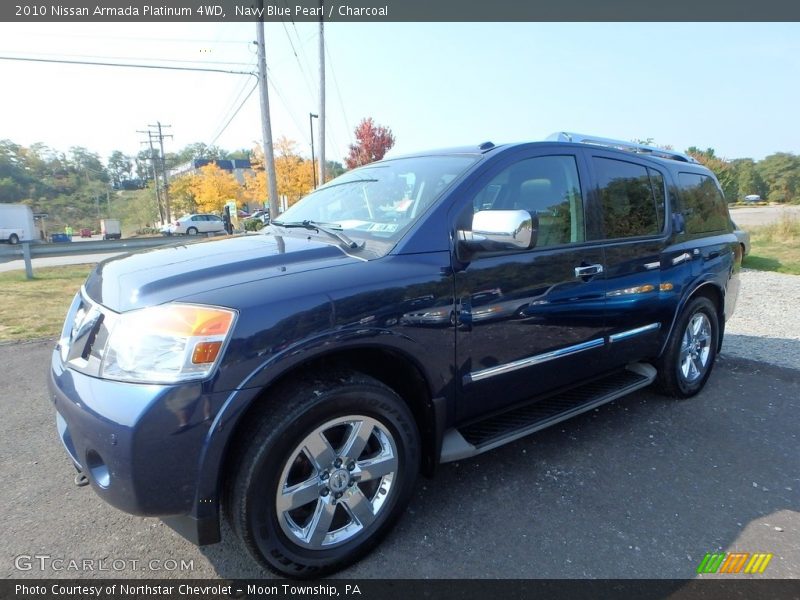 Navy Blue Pearl / Charcoal 2010 Nissan Armada Platinum 4WD