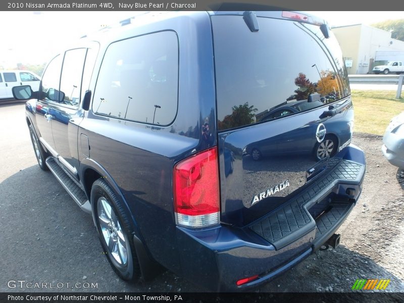 Navy Blue Pearl / Charcoal 2010 Nissan Armada Platinum 4WD
