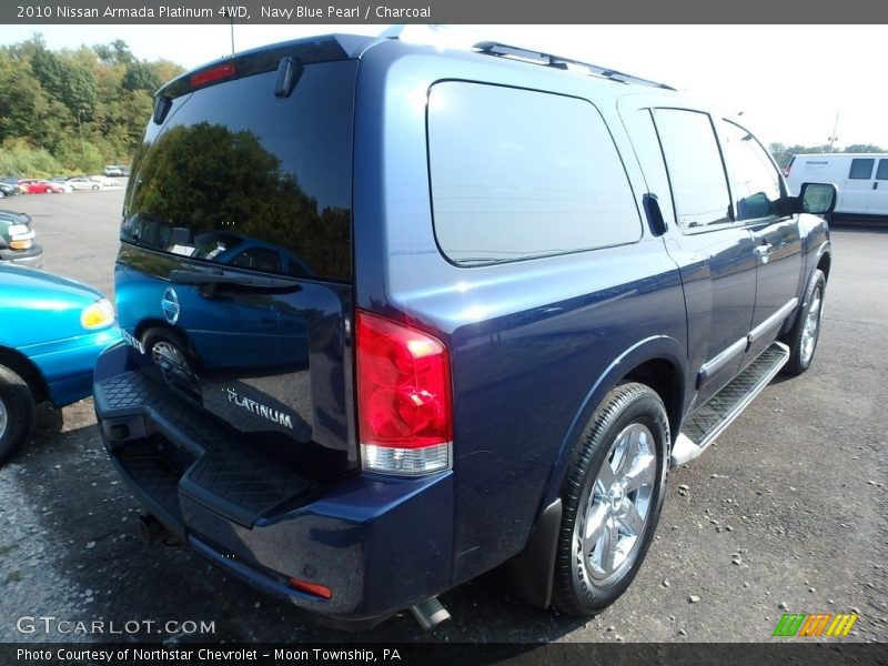 Navy Blue Pearl / Charcoal 2010 Nissan Armada Platinum 4WD