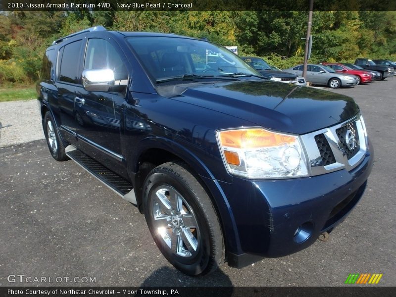 Navy Blue Pearl / Charcoal 2010 Nissan Armada Platinum 4WD