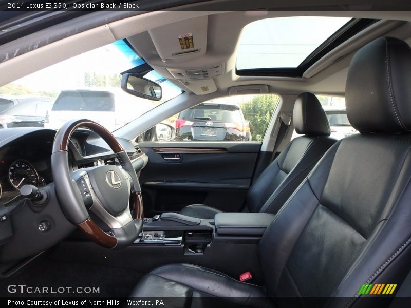 Obsidian Black / Black 2014 Lexus ES 350