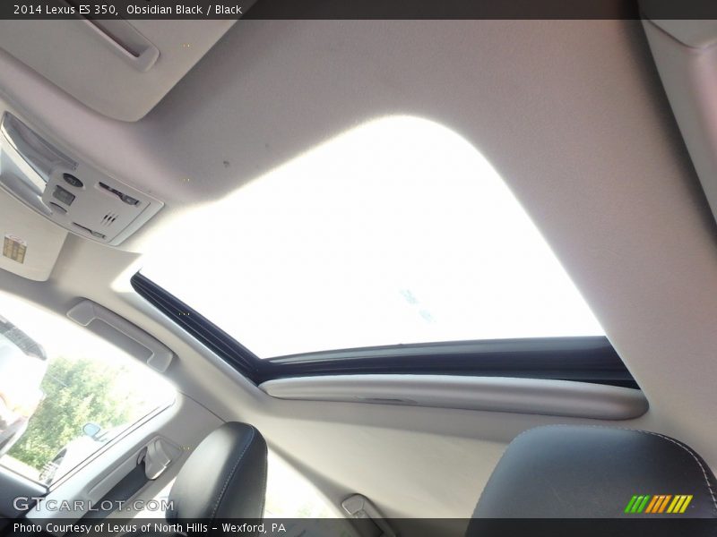 Obsidian Black / Black 2014 Lexus ES 350