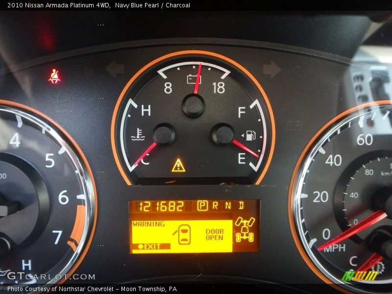 Navy Blue Pearl / Charcoal 2010 Nissan Armada Platinum 4WD