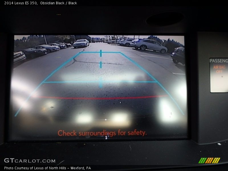 Obsidian Black / Black 2014 Lexus ES 350