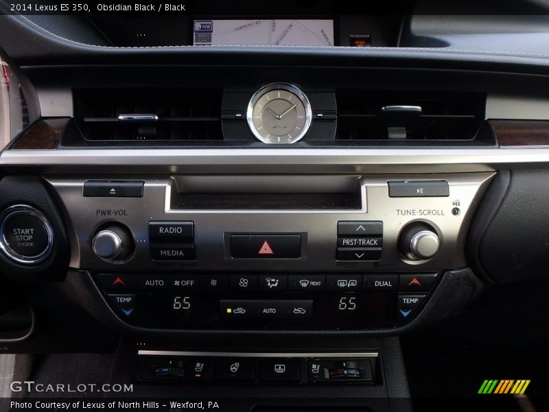 Obsidian Black / Black 2014 Lexus ES 350