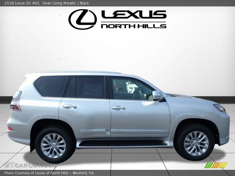 Silver Lining Metallic / Black 2018 Lexus GX 460