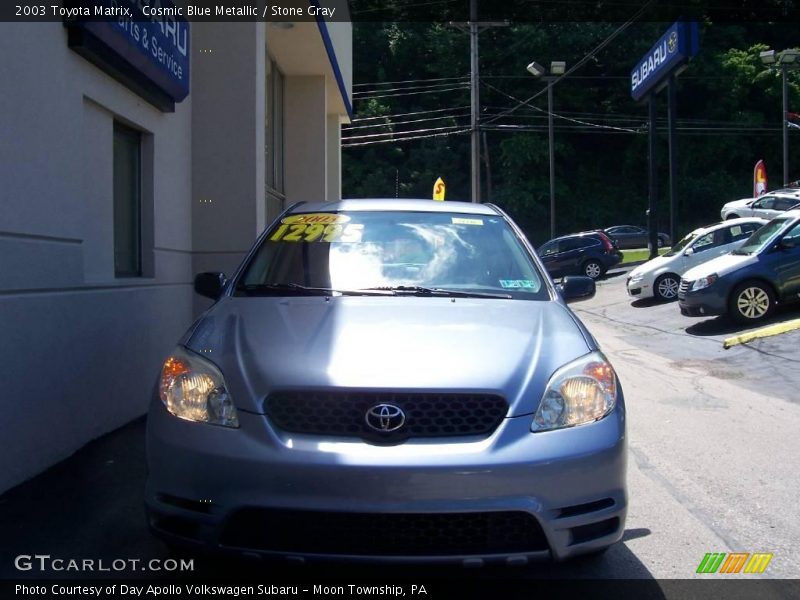 Cosmic Blue Metallic / Stone Gray 2003 Toyota Matrix
