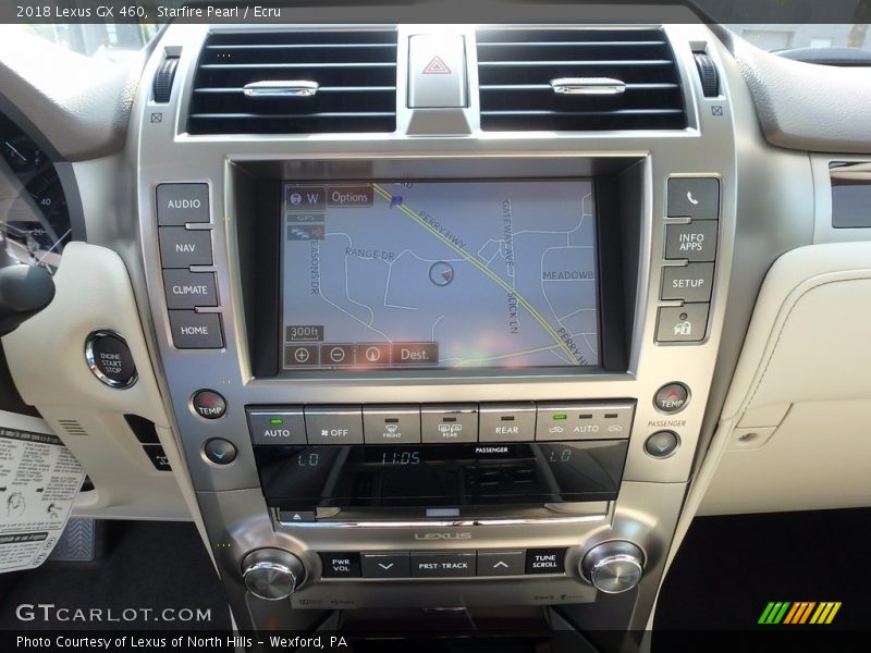 Navigation of 2018 GX 460