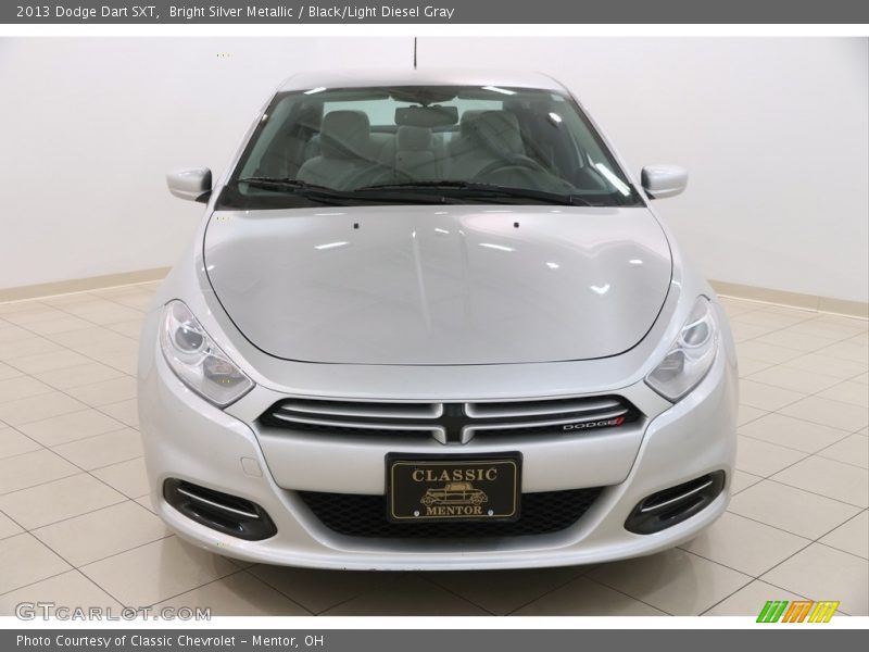 Bright Silver Metallic / Black/Light Diesel Gray 2013 Dodge Dart SXT