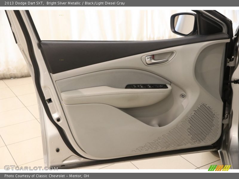 Bright Silver Metallic / Black/Light Diesel Gray 2013 Dodge Dart SXT