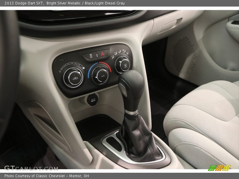 Bright Silver Metallic / Black/Light Diesel Gray 2013 Dodge Dart SXT