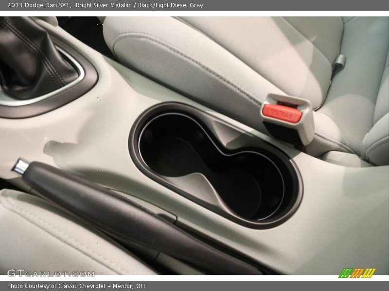 Bright Silver Metallic / Black/Light Diesel Gray 2013 Dodge Dart SXT