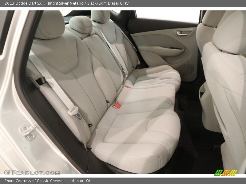 Bright Silver Metallic / Black/Light Diesel Gray 2013 Dodge Dart SXT