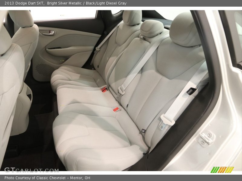 Bright Silver Metallic / Black/Light Diesel Gray 2013 Dodge Dart SXT