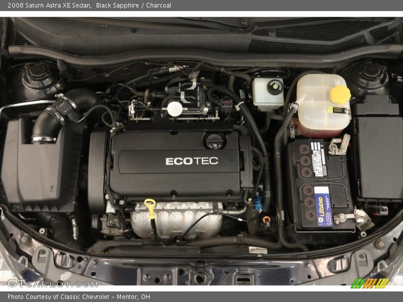 Black Sapphire / Charcoal 2008 Saturn Astra XE Sedan