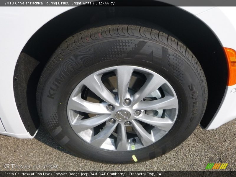 Bright White / Black/Alloy 2018 Chrysler Pacifica Touring L Plus