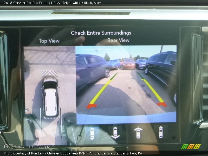 Bright White / Black/Alloy 2018 Chrysler Pacifica Touring L Plus