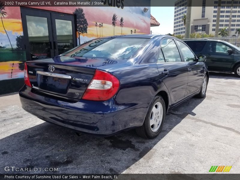 Catalina Blue Metallic / Stone 2002 Toyota Camry LE V6