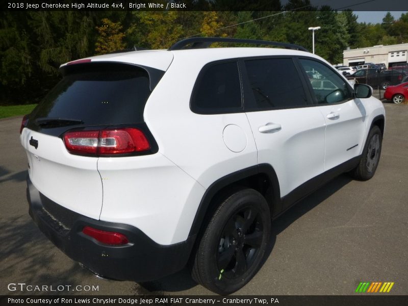 Bright White / Black 2018 Jeep Cherokee High Altitude 4x4