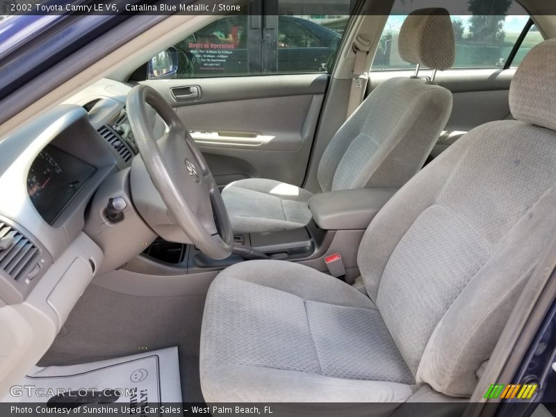 Catalina Blue Metallic / Stone 2002 Toyota Camry LE V6