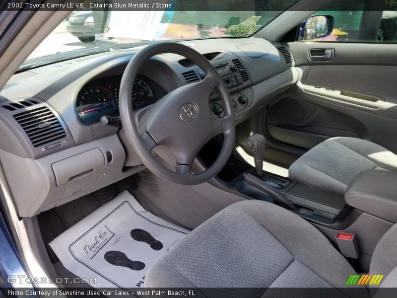 Catalina Blue Metallic / Stone 2002 Toyota Camry LE V6
