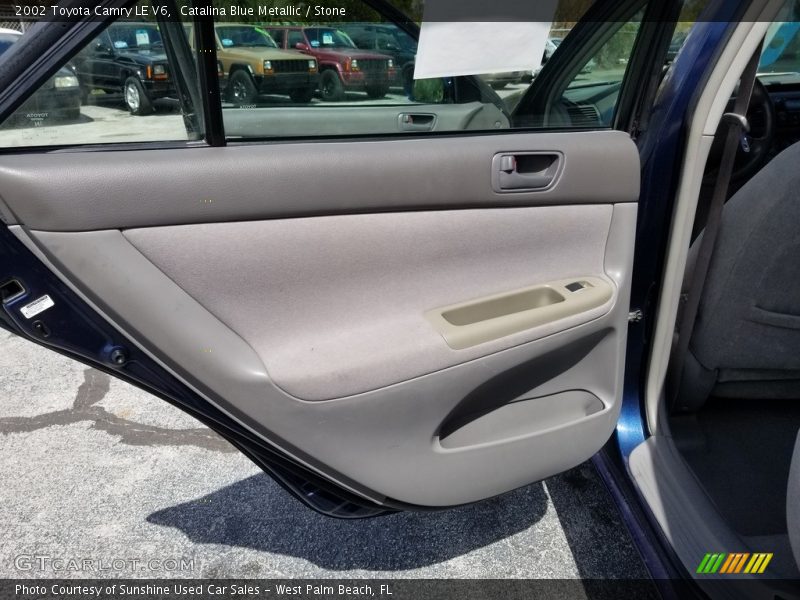 Catalina Blue Metallic / Stone 2002 Toyota Camry LE V6