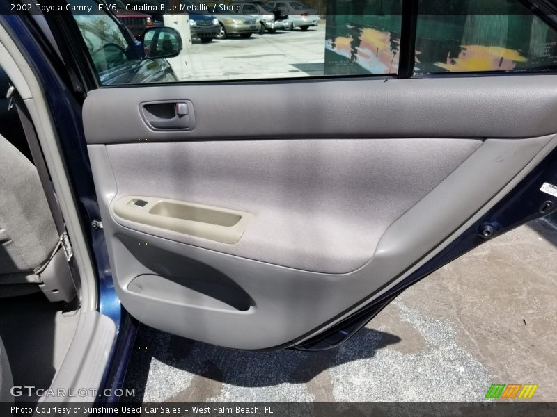 Catalina Blue Metallic / Stone 2002 Toyota Camry LE V6
