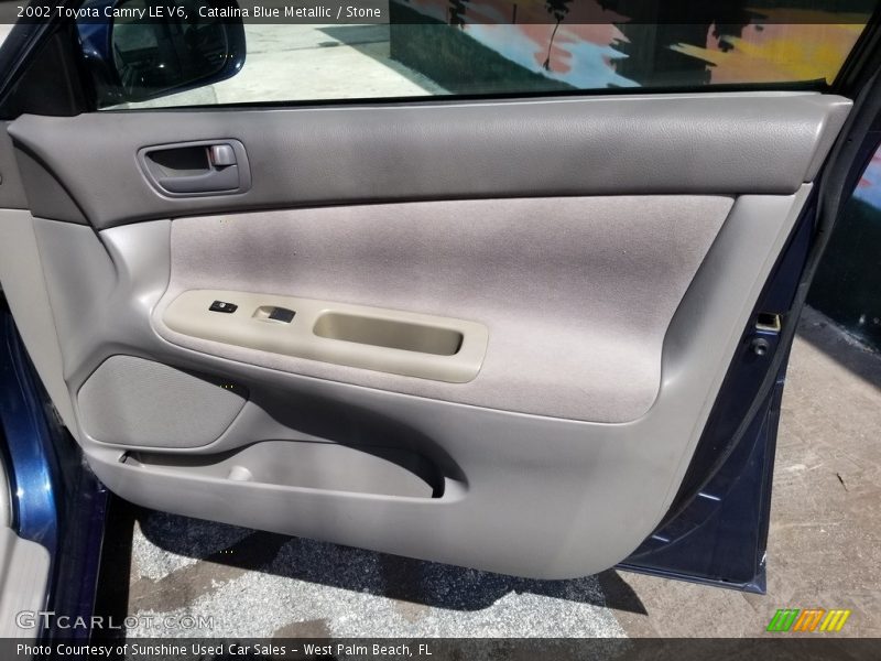 Catalina Blue Metallic / Stone 2002 Toyota Camry LE V6