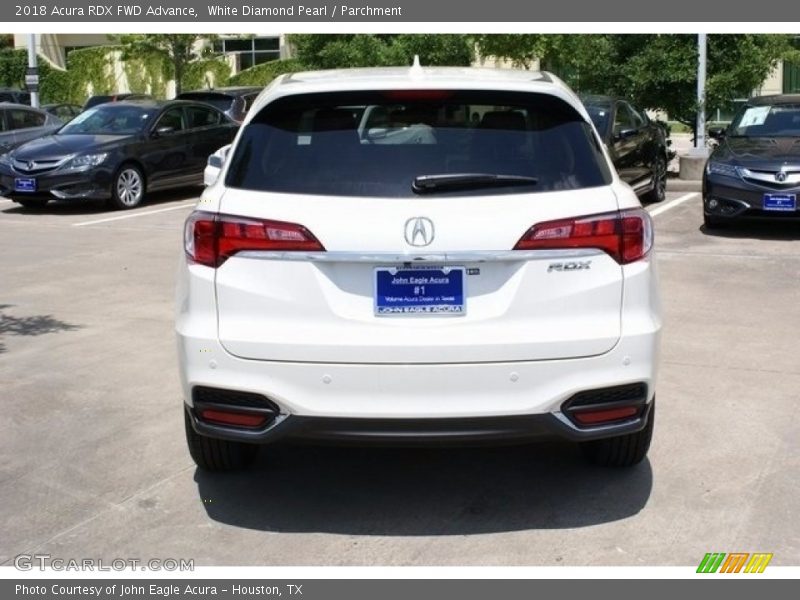 White Diamond Pearl / Parchment 2018 Acura RDX FWD Advance