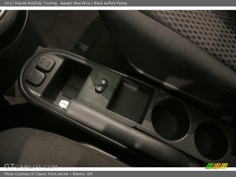 Aquatic Blue Mica / Black w/Red Piping 2012 Mazda MAZDA2 Touring