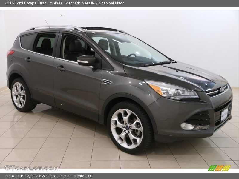 Magnetic Metallic / Charcoal Black 2016 Ford Escape Titanium 4WD