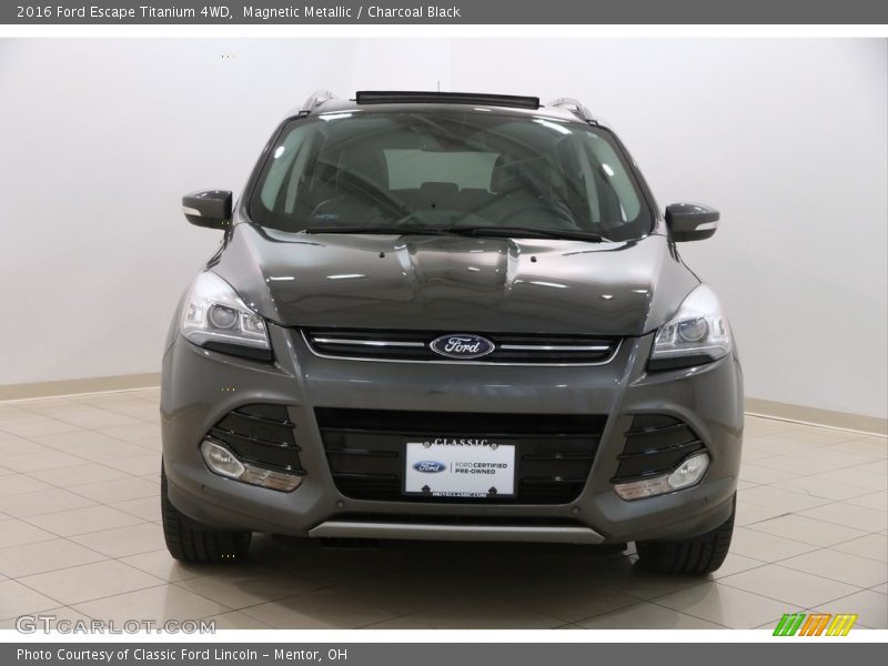 Magnetic Metallic / Charcoal Black 2016 Ford Escape Titanium 4WD