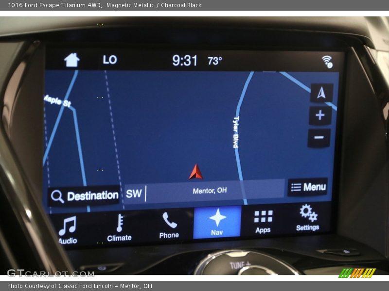 Magnetic Metallic / Charcoal Black 2016 Ford Escape Titanium 4WD