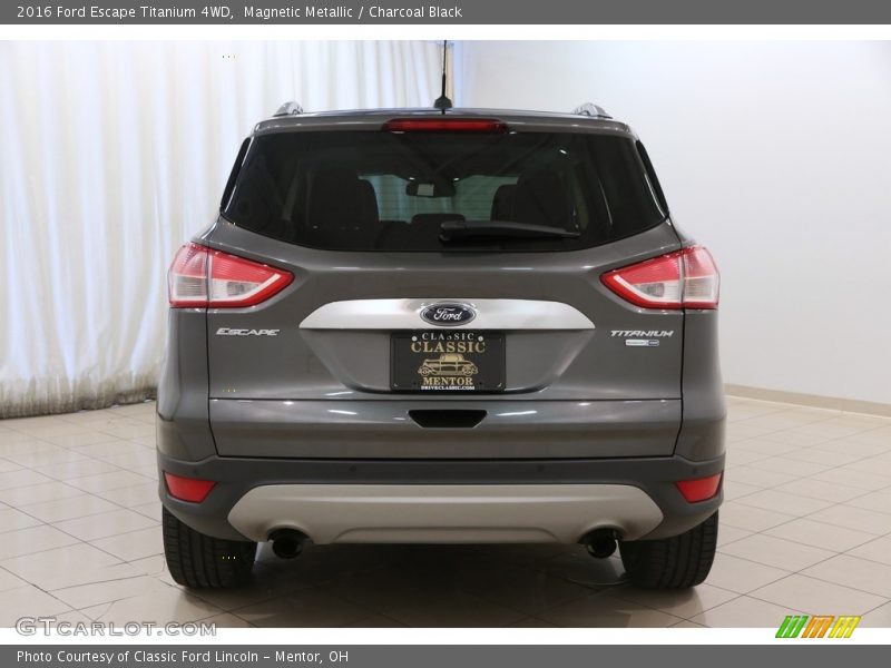 Magnetic Metallic / Charcoal Black 2016 Ford Escape Titanium 4WD