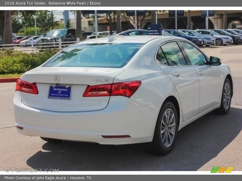 Bellanova White Pearl / Ebony 2018 Acura TLX Sedan