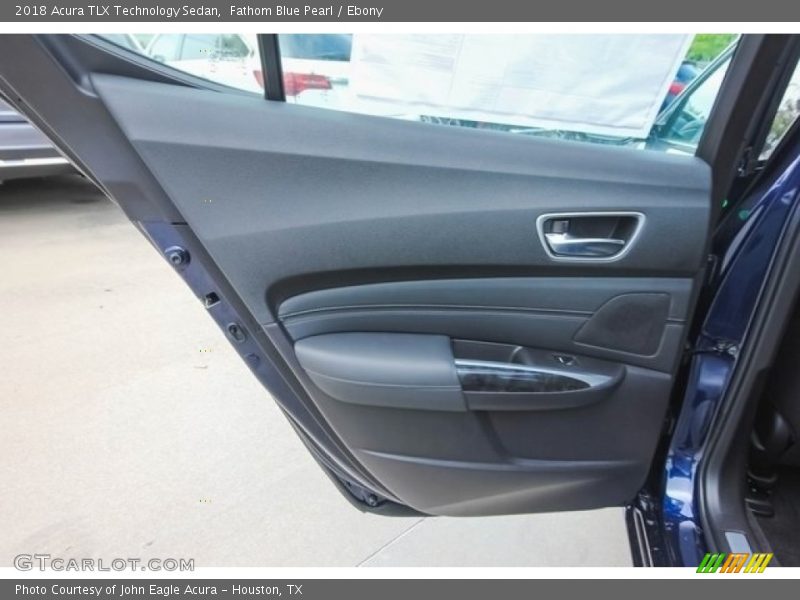Fathom Blue Pearl / Ebony 2018 Acura TLX Technology Sedan