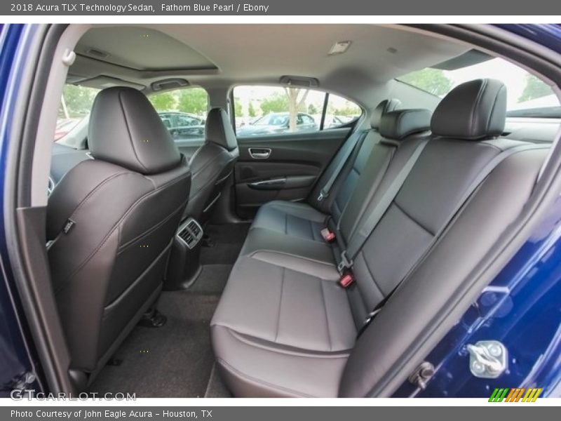 Fathom Blue Pearl / Ebony 2018 Acura TLX Technology Sedan