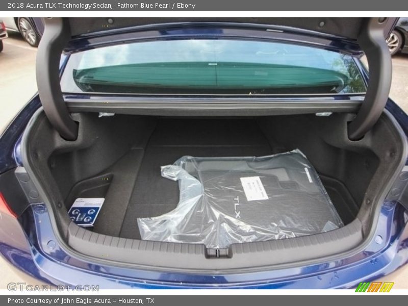 Fathom Blue Pearl / Ebony 2018 Acura TLX Technology Sedan