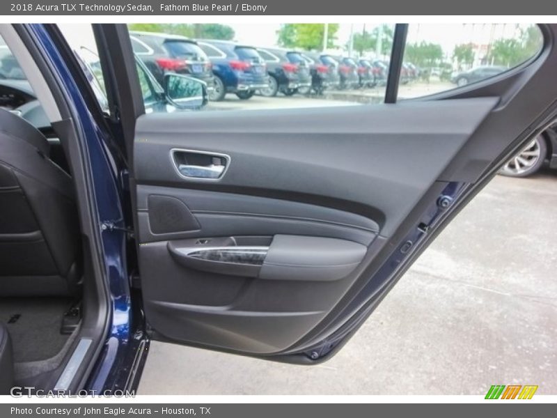 Fathom Blue Pearl / Ebony 2018 Acura TLX Technology Sedan