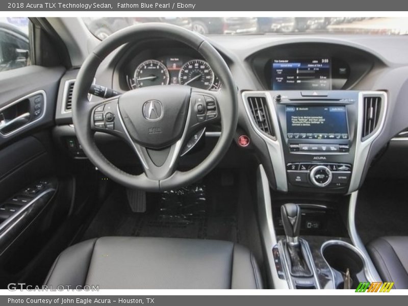 Fathom Blue Pearl / Ebony 2018 Acura TLX Technology Sedan